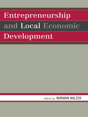 cover image of Entrepreneurship and Local Economic Development